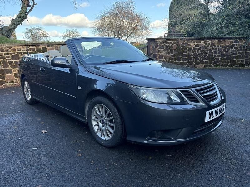 Grey Used 2010 Saab 9-3 Cabriolet Linear Cabriolet | £3,999 (Good price) - Image 1/4