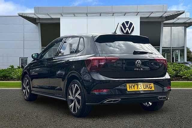 Used VW Polo R-line 95 HP (69 kW) 2024 Black Hatchback