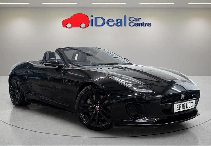 Black Used 2018 Jaguar F-Type R-Dynamic Cabriolet | £24,990 (Good price) - Image 1/4