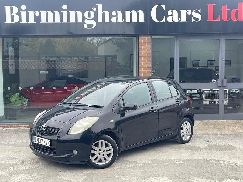 Black Used 2007 Toyota Yaris Hatchback | £2,500 (Expensive) - Image 1/4