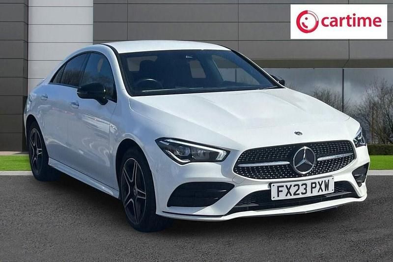 Used Mercedes CLA250e AMG Line Premium 2023 White Sedan