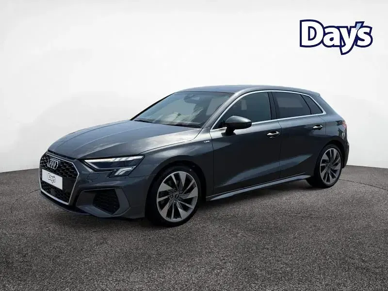 Used Audi A3 S-Line 150 HP (110 kW) 2021 Grey Sedan
