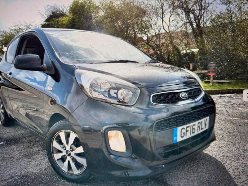Used Kia Picanto 65 HP (47 kW) 2016 Black Hatchback