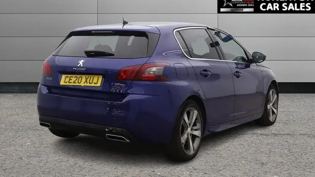 Used Peugeot 308 GT-line 2020 Blue Hatchback