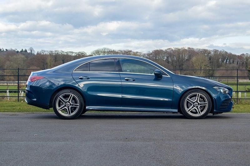 Used Mercedes CLA220 AMG Line Premium 190 HP (139 kW) 2019 Blue Sedan