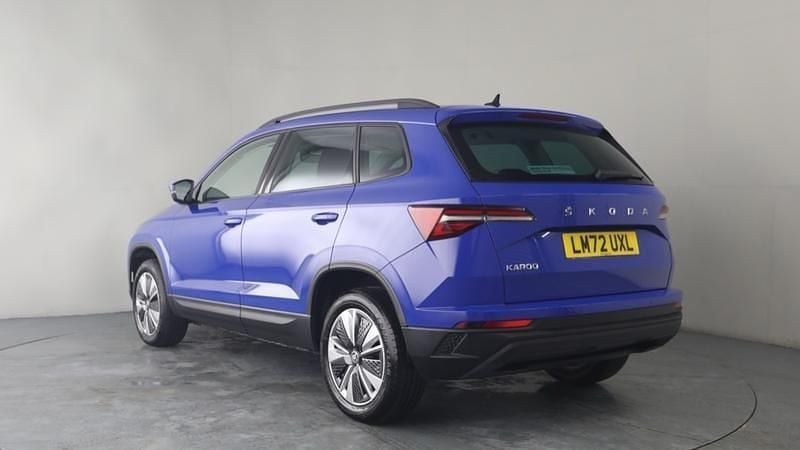 Used Skoda Karoq SE Drive 110 HP (80 kW) 2022 Blue SUV