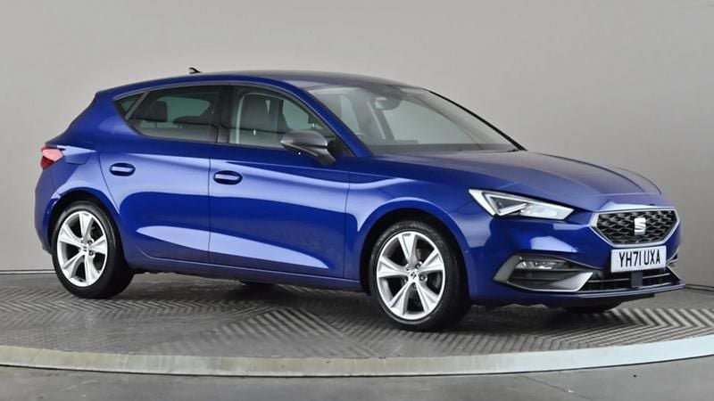 Blue Used 2021 Seat Leon FR Hatchback | £14,777 (Fair price) - Image 1/4