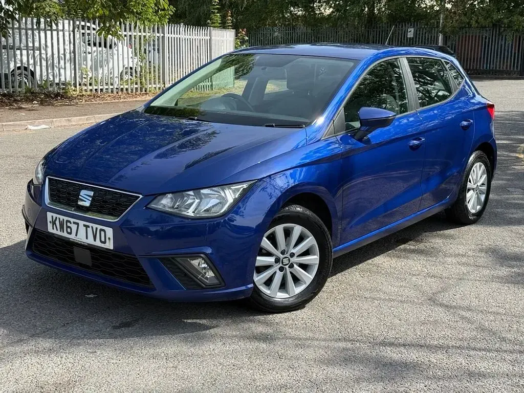 Used Seat Ibiza SE 95 HP (69 kW) 2017 Blue Hatchback