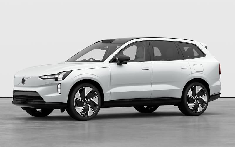 New Volvo EX90 Performance 380 kW (517 HP) 2025 Silver dawn SUV