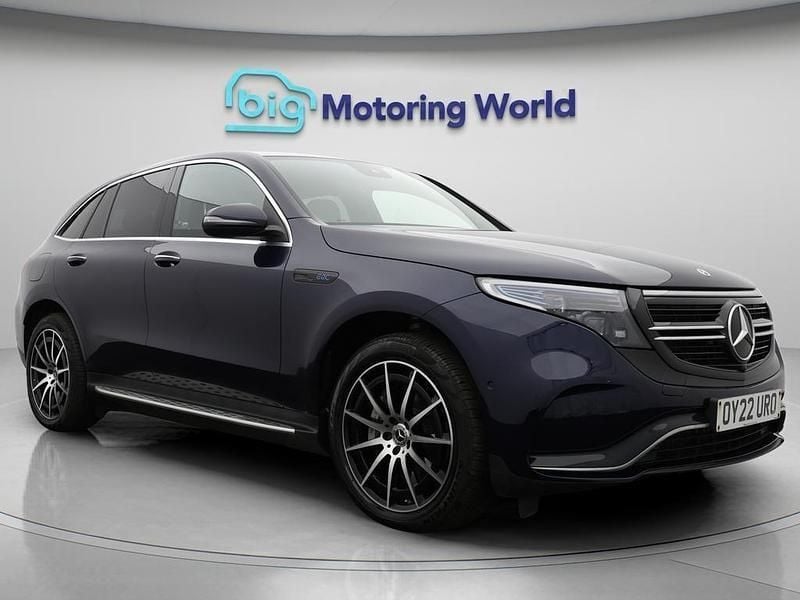 Blue Used 2022 Mercedes EQC400 AMG line SUV | £21,600 (Good price) - Image 1/4
