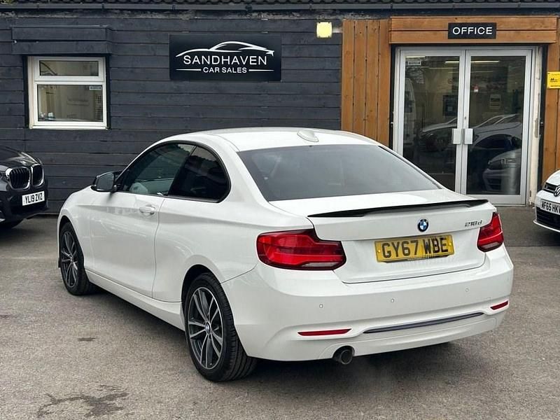 Used BMW 218 Sport Line 150 HP (110 kW) 2017 White Coupe