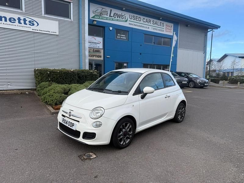 Used Fiat 500 S 69 HP (50 kW) 2014 White Hatchback