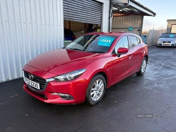 Red Used 2017 Mazda 3 Hatchback | £4,950 (Good price) - Image 1/1