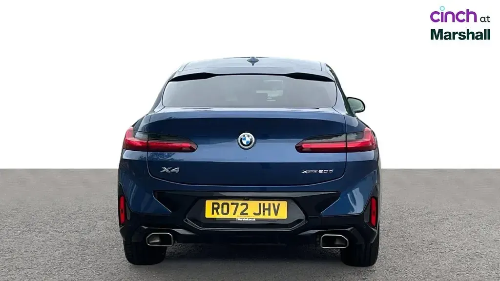 Used BMW X4 M Sport 190 HP (139 kW) 2022 Phytonic blue metallic paint SUV