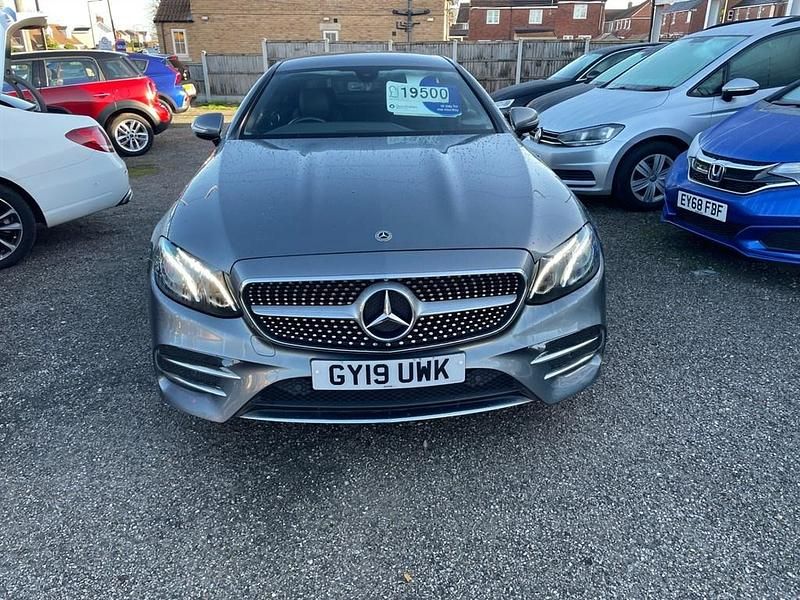 Used Mercedes E300 AMG line 245 HP (180 kW) 2019 Grey Coupe