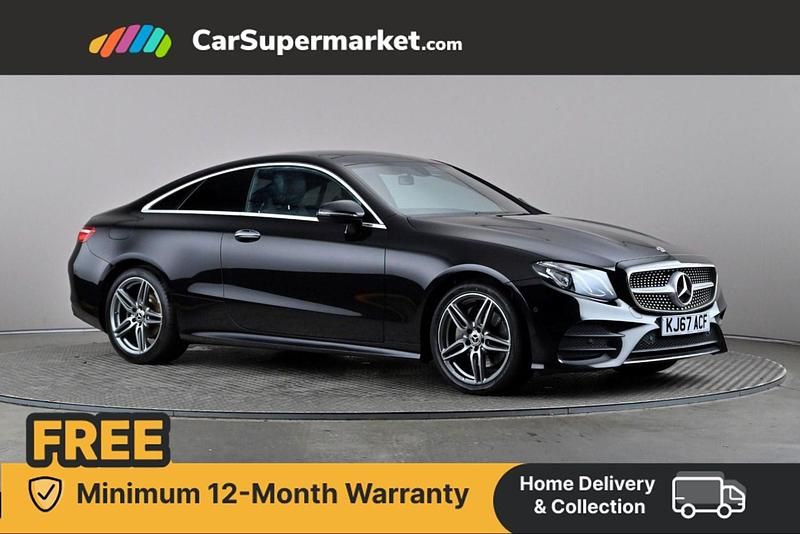 Black Used 2018 Mercedes E220 AMG Line Premium Coupe | £18,497 (Fair price) - Image 1/4