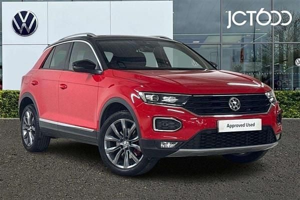 Red Used 2019 VW T-Roc SEL SUV | £16,546 (Fair price) - Image 1/4
