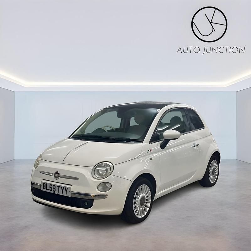 White Used 2008 Fiat 500 Lounge Hatchback | £4,199 (Super price) - Image 1/4