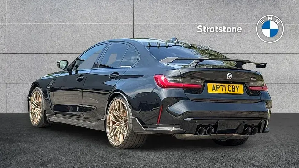 Used BMW M3 Competition Edition 503 HP (369 kW) 2021 Black sapphire metallic paint Sedan