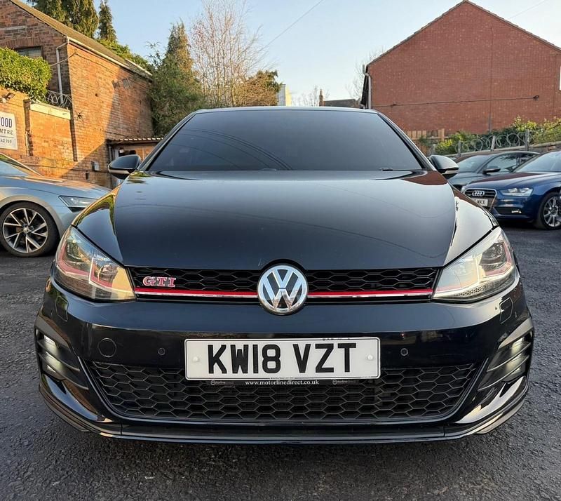 Used VW Golf VII GTI 2018 Black Hatchback