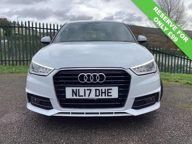 Used Audi A1 S-Line 125 HP (91 kW) 2017 White Hatchback