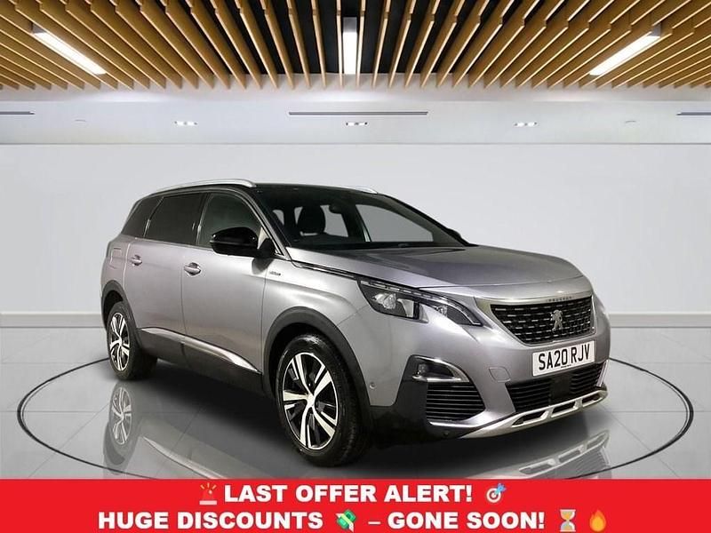 Grey Used 2020 Peugeot 5008 GT-line MPV | £16,749 (Fair price) - Image 1/4
