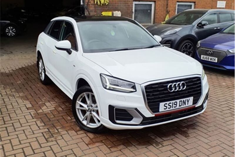 White Used 2019 Audi Q2 S-Line SUV | £16,495 - Image 1/4