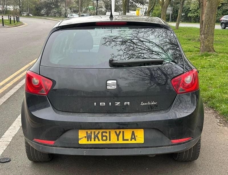 Used Seat Ibiza 85 HP (62 kW) 2011 Black Hatchback