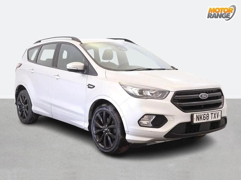 Silver Used 2018 Ford Kuga ST-Line X SUV | £13,295 (Fair price) - Image 1/4