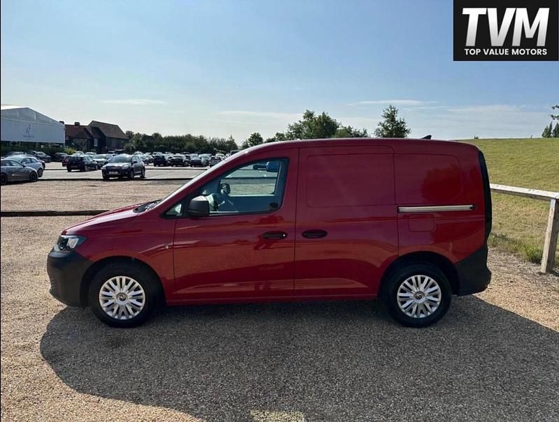 Used VW Caddy S 122 HP (89 kW) 2022 Red MPV