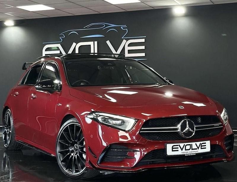 Used Mercedes A35 AMG Premium Plus 2023 Red Hatchback