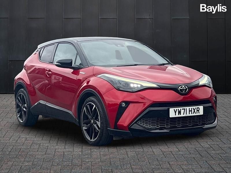 Red/black Used 2021 Toyota C-HR Sport SUV | £21,500 (A bit pricey) - Image 1/3