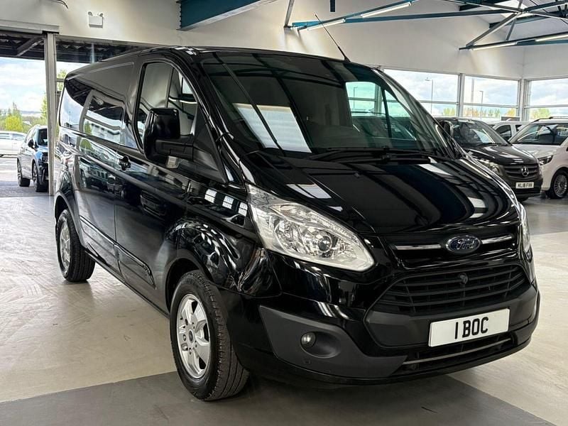 Used Ford Transit Custom Limited 130 HP (95 kW) 2018 Black Van