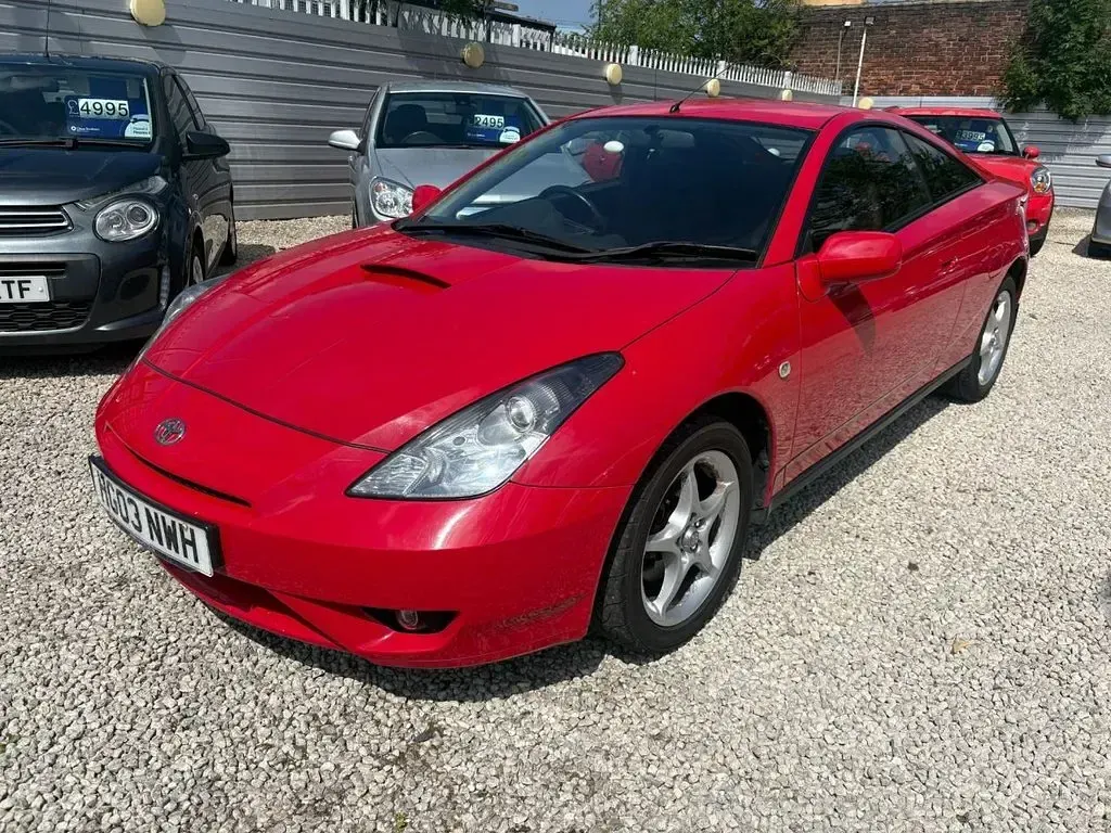 Used Toyota Celica 140 HP (102 kW) 2003 Red Coupe