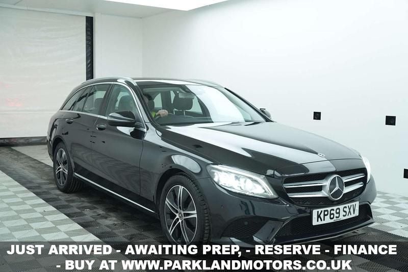 Used Mercedes C200 Premium 2019 Black Estate
