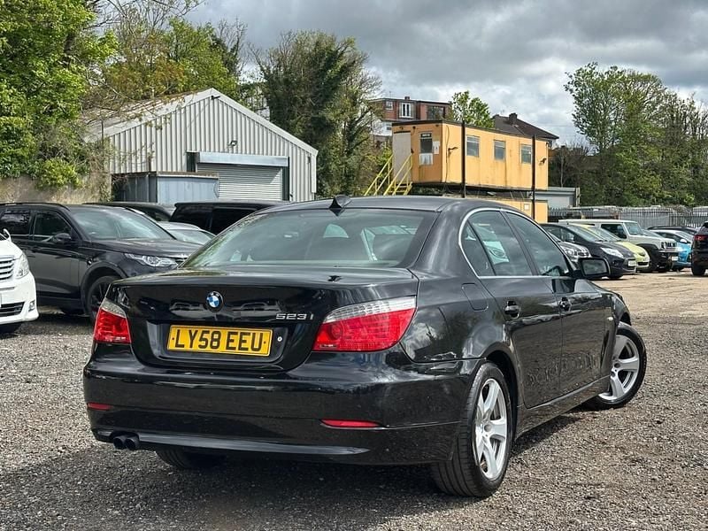 Used BMW 523 2008 Black Sedan