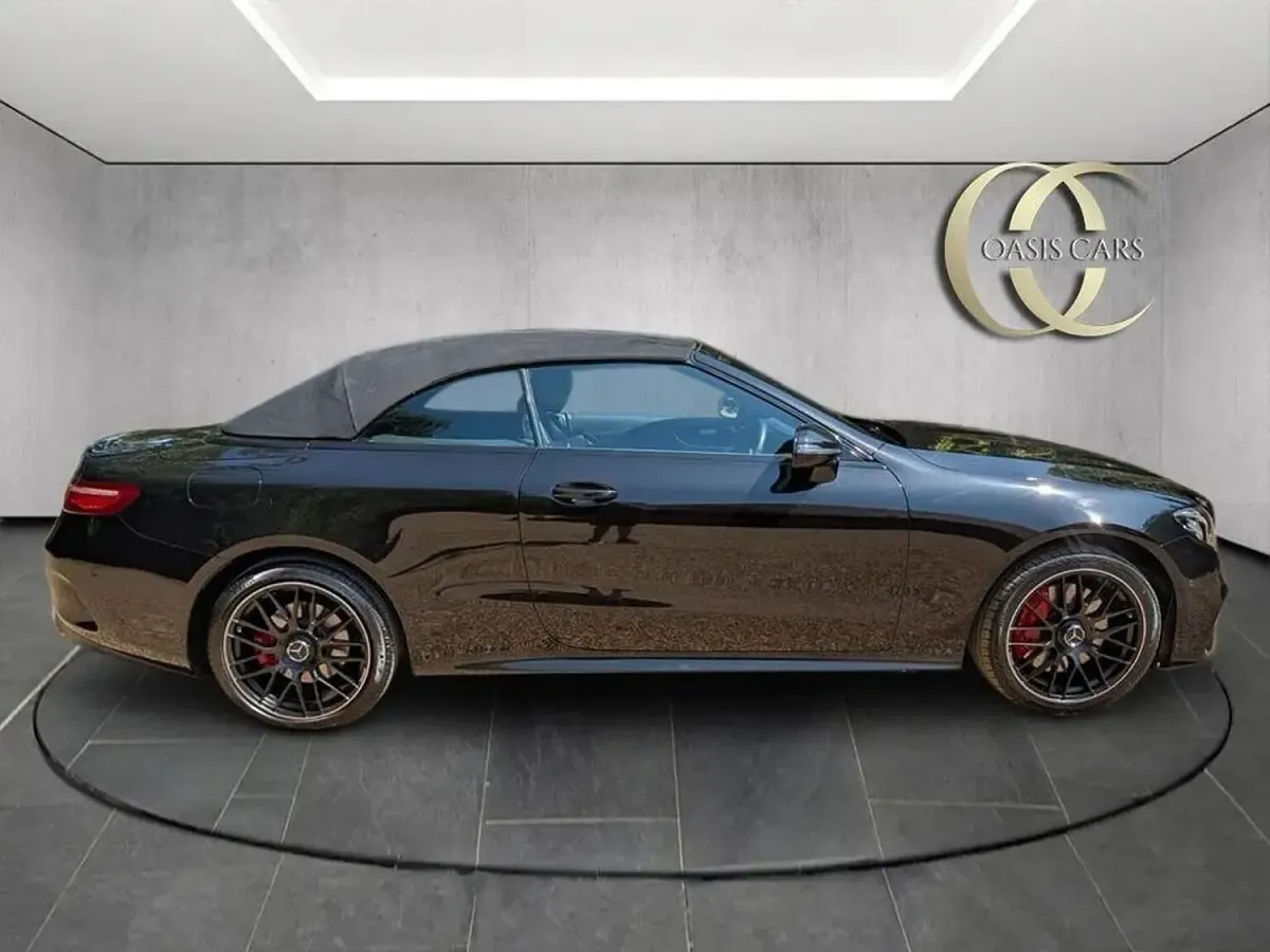 Used Mercedes E400 AMG line 2021 Black Cabriolet