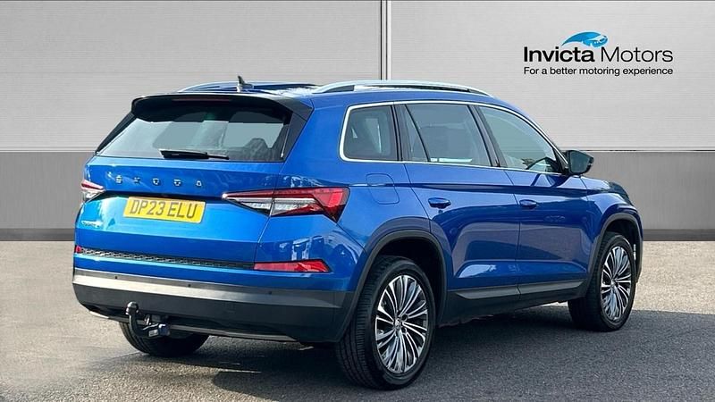 Used Skoda Kodiaq SE L Executive 150 HP (110 kW) 2023 Blue SUV