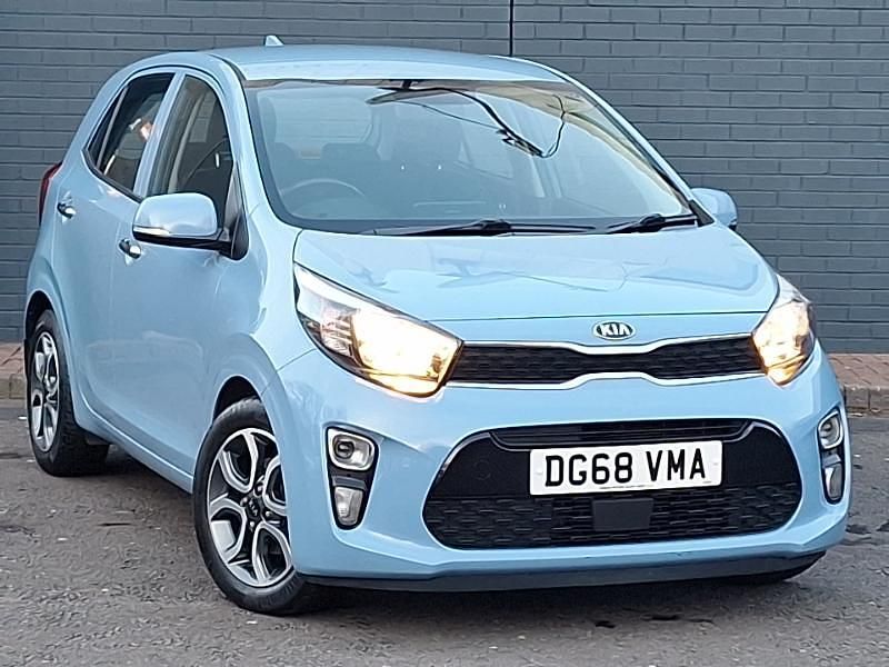 Used Kia Picanto 83 HP (61 kW) 2018 Blue Hatchback
