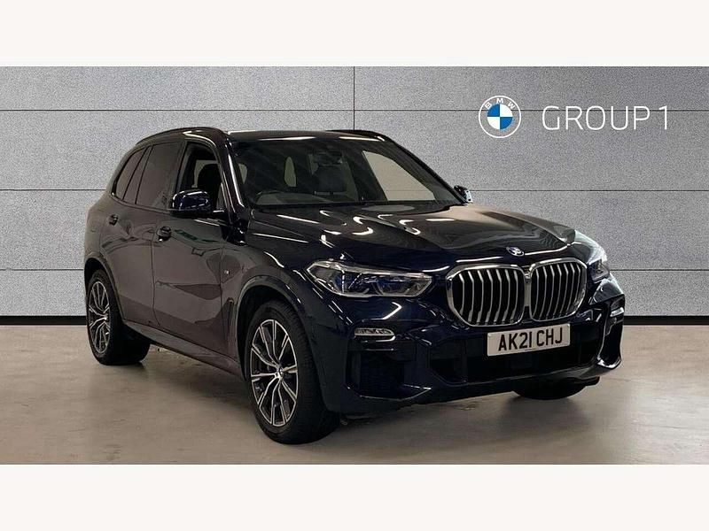 Black Used 2021 BMW X5 M Sport SUV | £36,990 (Fair price) - Image 1/4