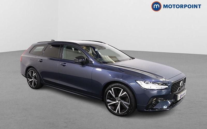 Blue Used 2022 Volvo V90 R-Design Estate | £24,549 (Fair price) - Image 1/4