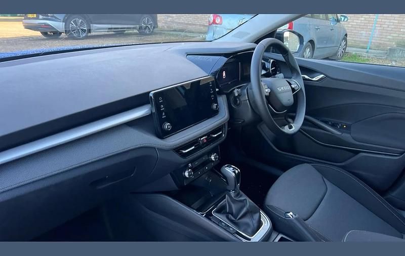 Used Skoda Fabia Design Edition 116 HP (85 kW) 2025 Race blue black magic pearlescent Hatchback