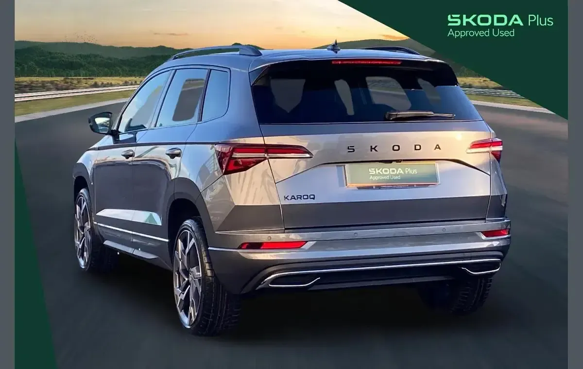Used Skoda Karoq SportLine 150 HP (110 kW) 2025 Graphite grey metallic SUV
