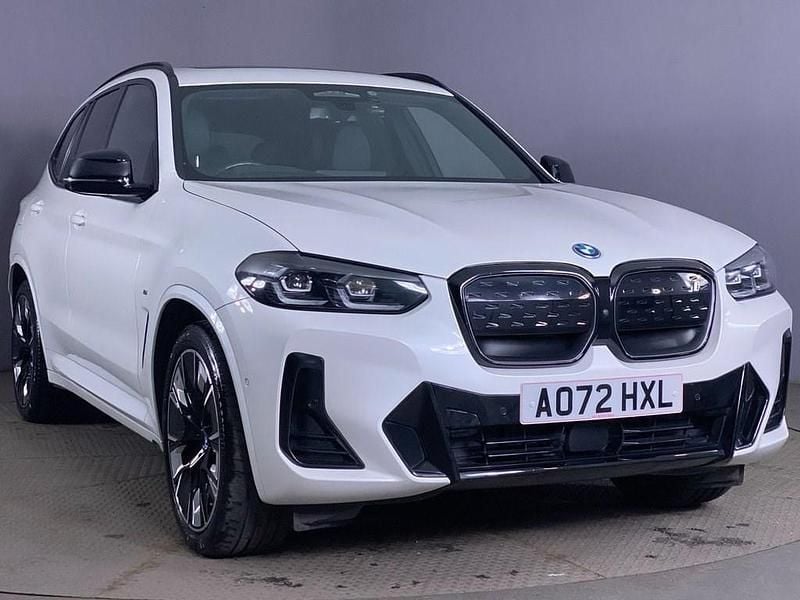 White Used 2022 BMW iX3 M Sport SUV | £28,999 (Fair price) - Image 1/4