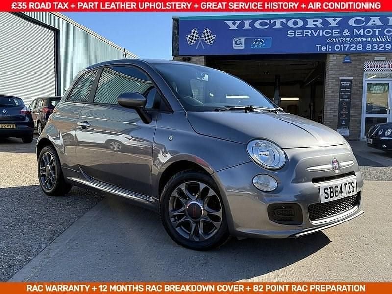 Electroclash grey Used 2014 Fiat 500S S Hatchback | £4,695 (Fair price) - Image 1/4