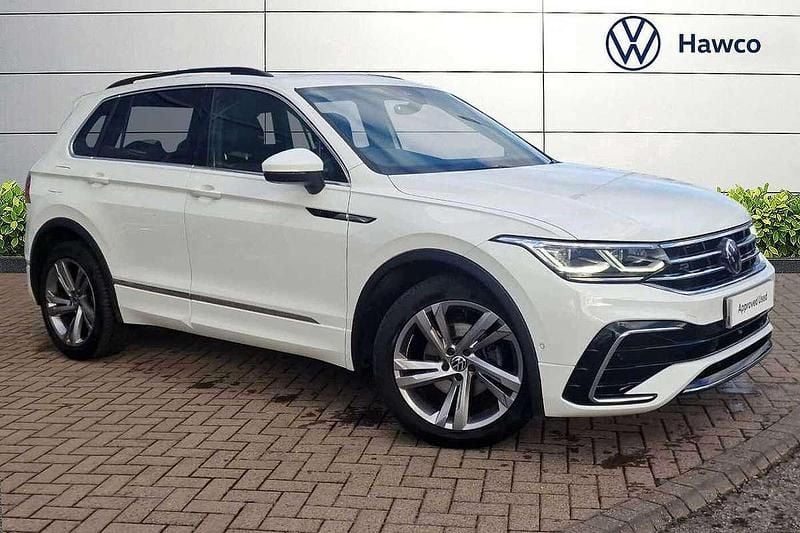 White Used 2023 VW Tiguan R-line Edition SUV | £27,295 (Fair price) - Image 1/4