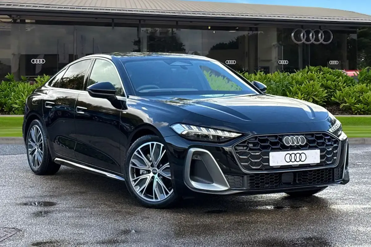 Ny Audi A5 S-Line 2025 Svart Sportkupé