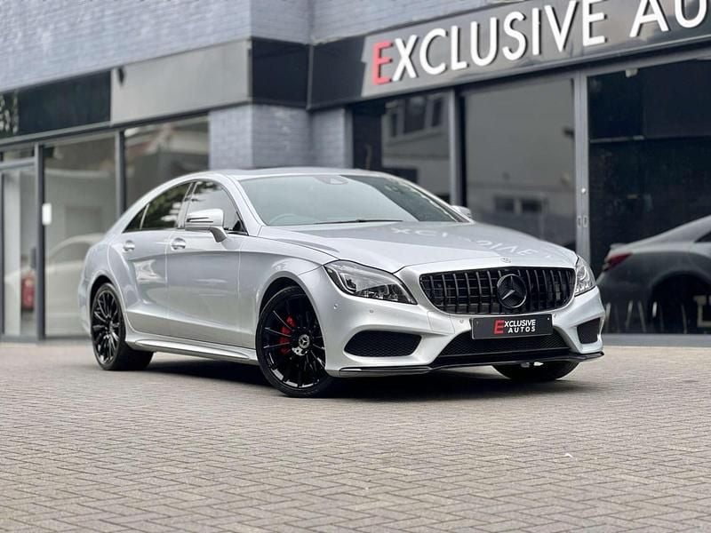 Silver Used 2017 Mercedes CLS350 AMG Line Premium Coupe | £16,450 (Fair price) - Image 1/4