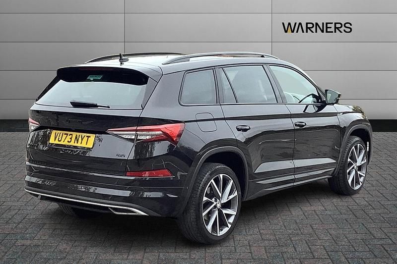 Used Skoda Kodiaq SportLine 148 HP (108 kW) 2023 Black SUV
