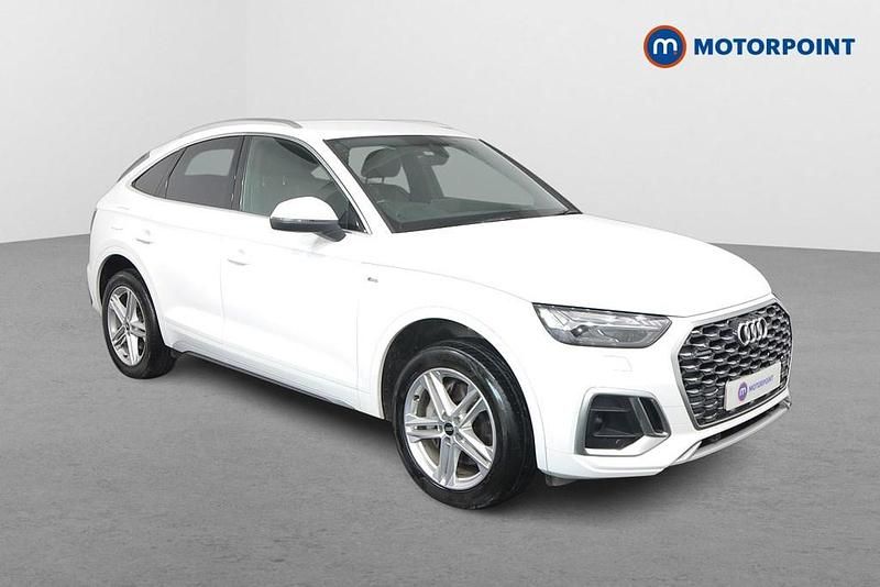 White Used 2021 Audi Q5 S-Line SUV | £28,749 (Fair price) - Image 1/4